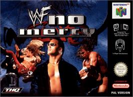 Box cover for WWF No Mercy on the Nintendo N64.