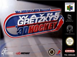 Box cover for Wayne Gretzky's 3D Hockey on the Nintendo N64.