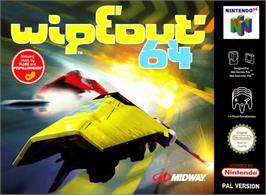 Box cover for Wipeout 64 on the Nintendo N64.