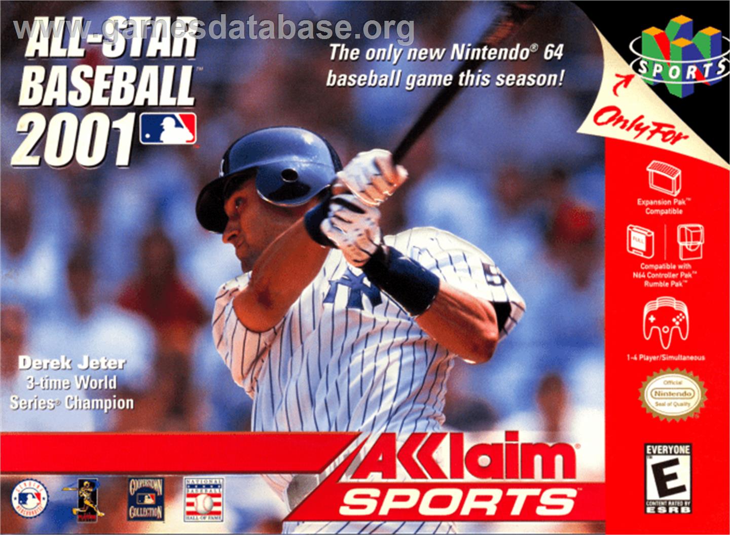 All-Star Baseball 2001 - Nintendo N64 - Artwork - Box