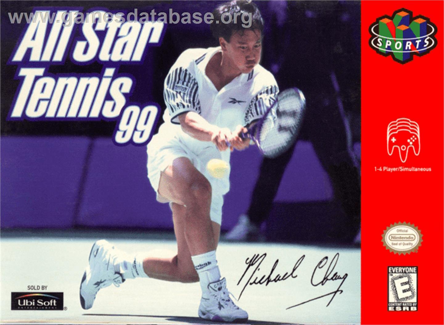 All Star Tennis '99 - Nintendo N64 - Artwork - Box