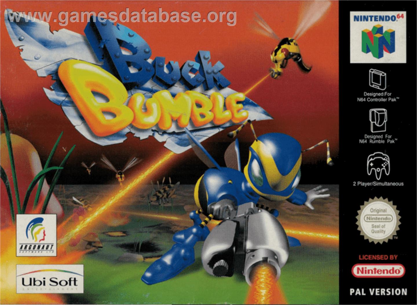 Buck Bumble - Nintendo N64 - Artwork - Box