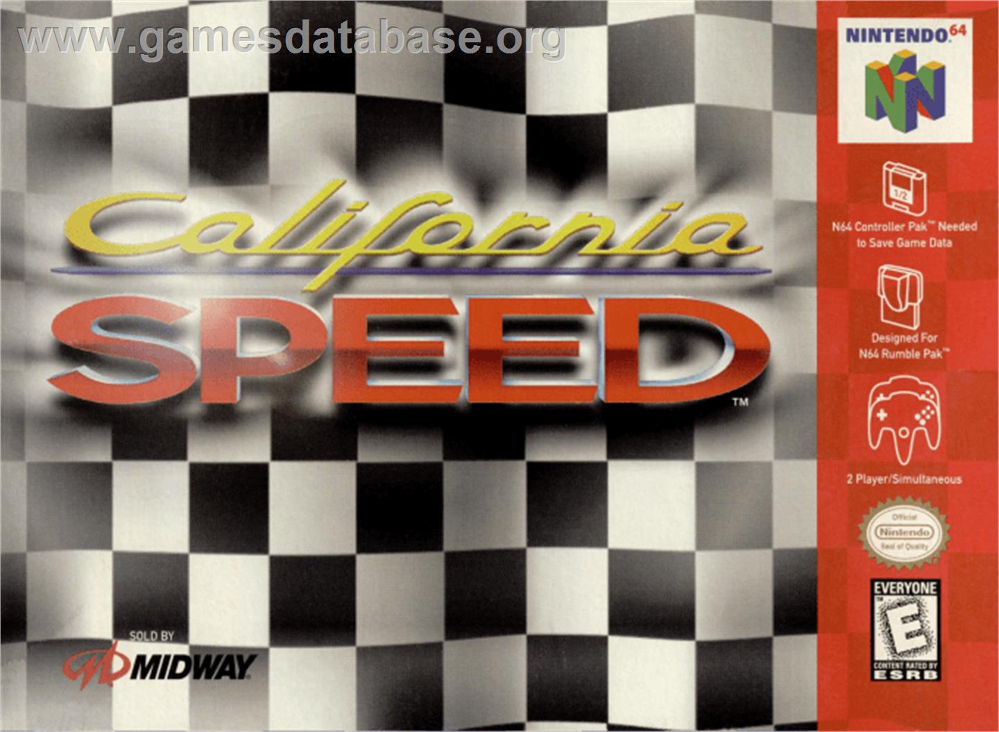 California Speed - Nintendo N64 - Artwork - Box