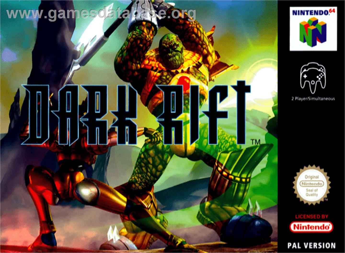 Dark Rift - Nintendo N64 - Artwork - Box