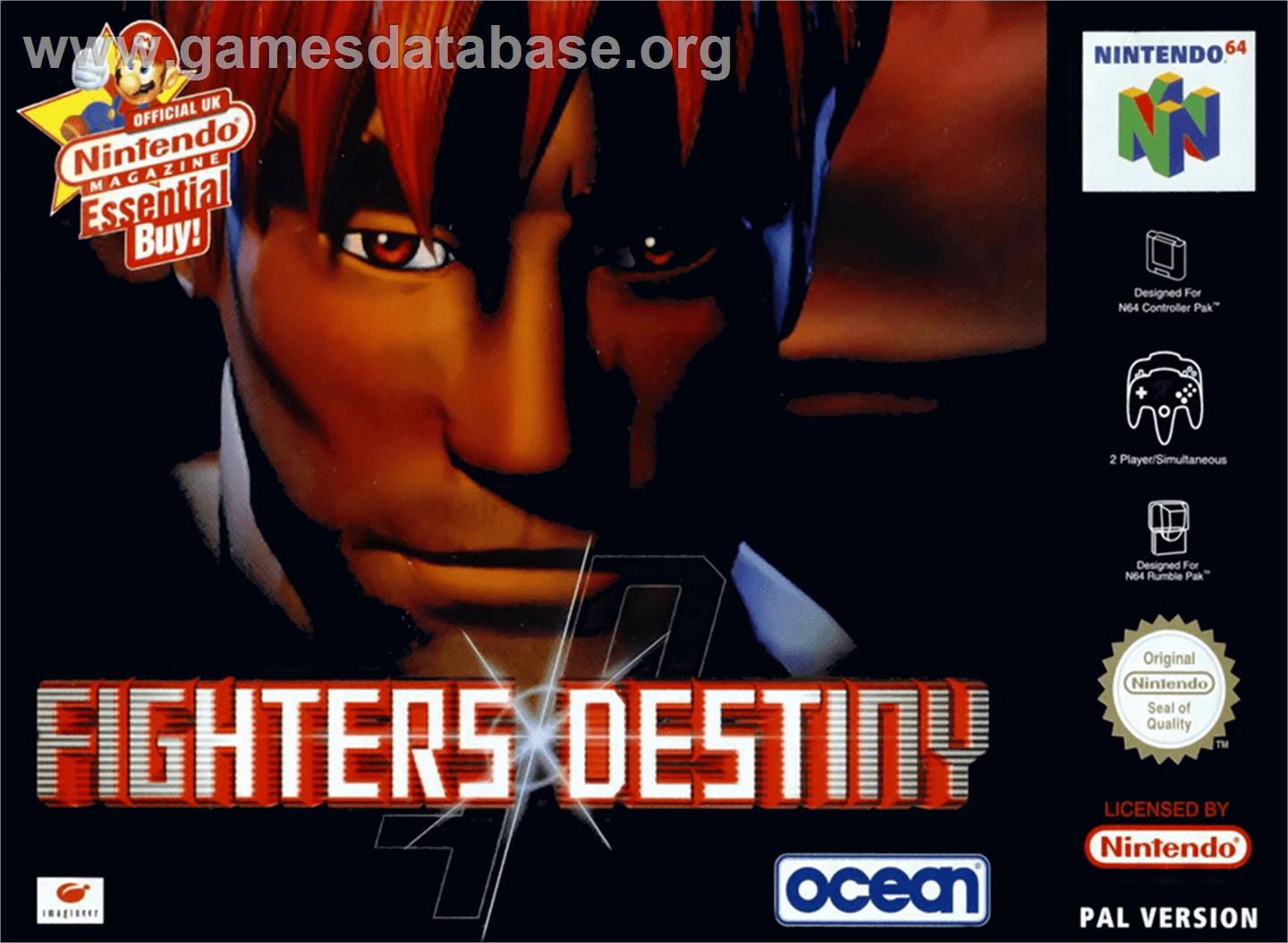 Fighters Destiny - Nintendo N64 - Artwork - Box