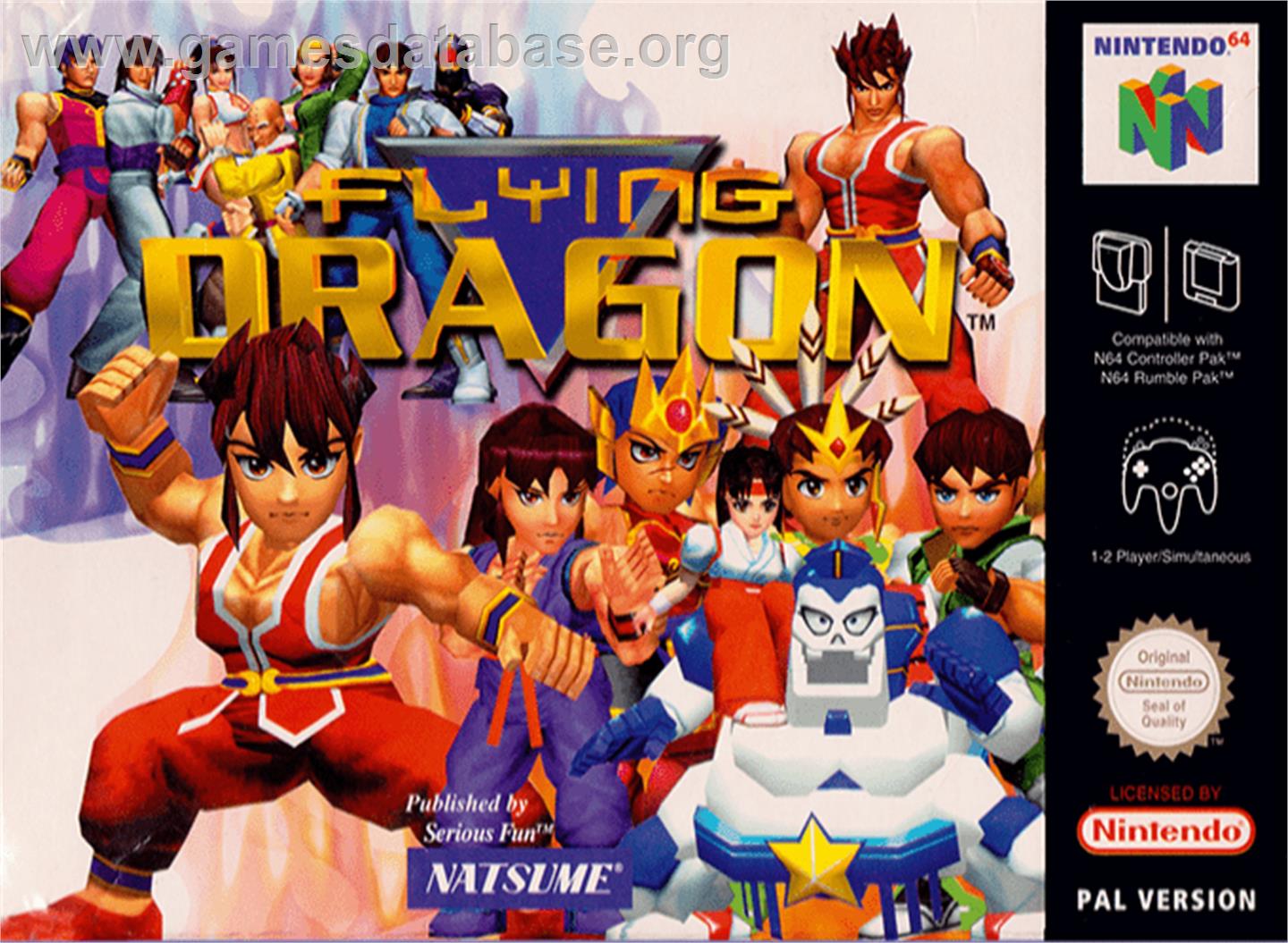 Flying Dragon - Nintendo N64 - Artwork - Box