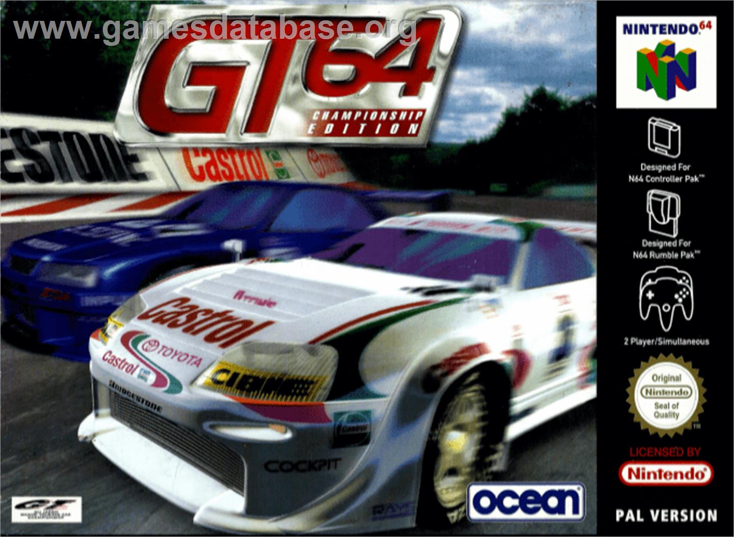 GT 64: Championship Edition - Nintendo N64 - Artwork - Box