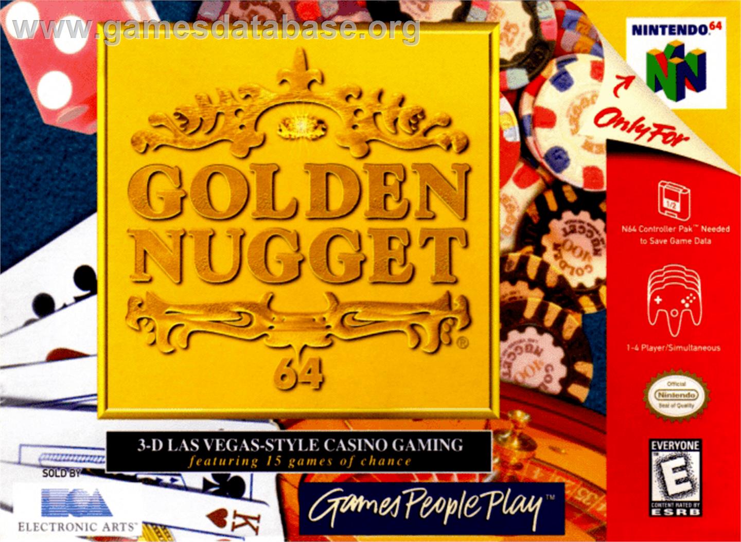 Golden Nugget 64 - Nintendo N64 - Artwork - Box