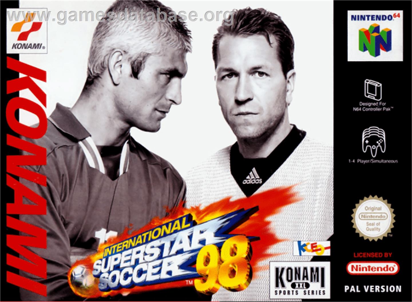 International Superstar Soccer '98 - Nintendo N64 - Artwork - Box