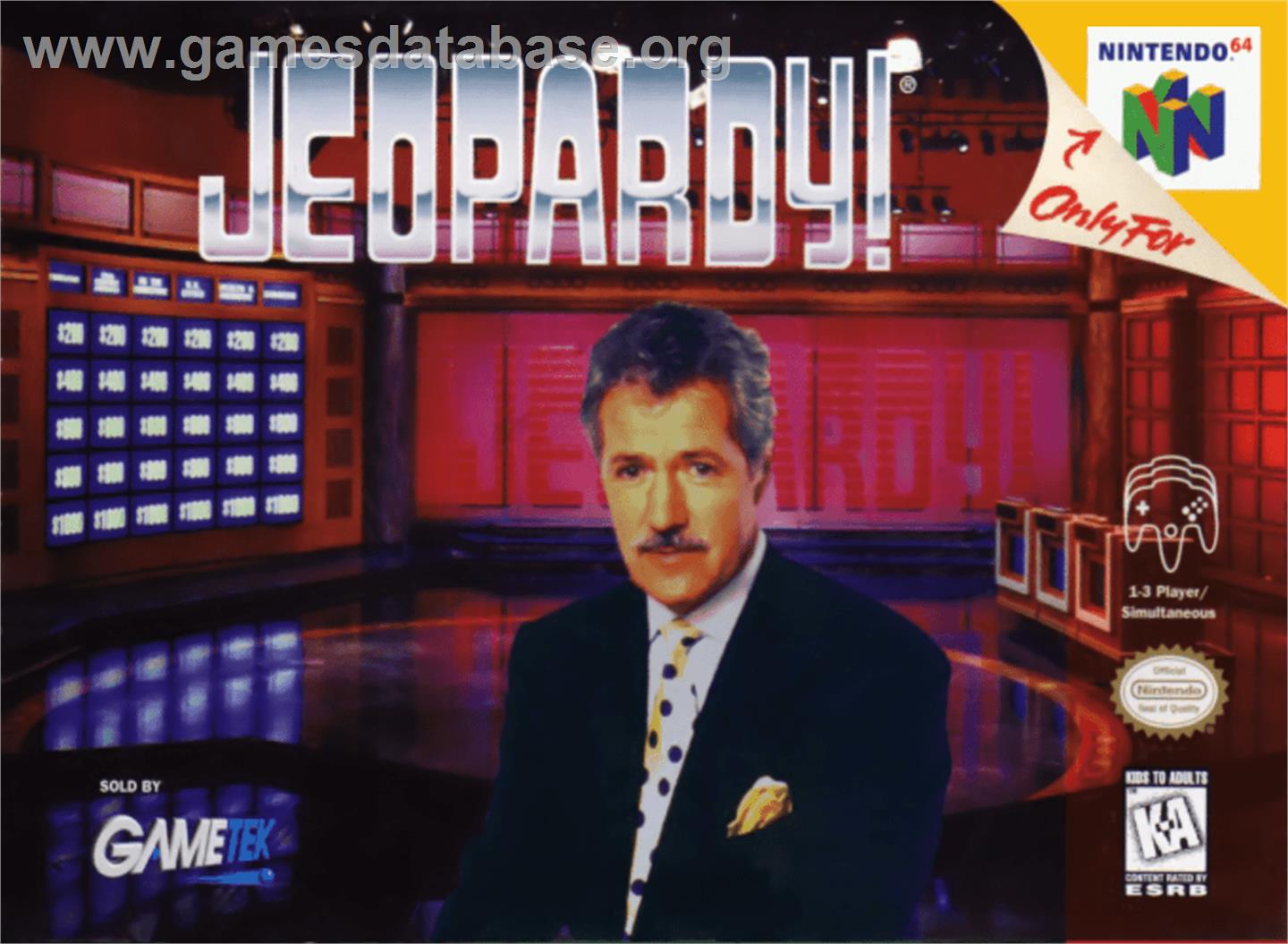 Jeopardy - Nintendo N64 - Artwork - Box