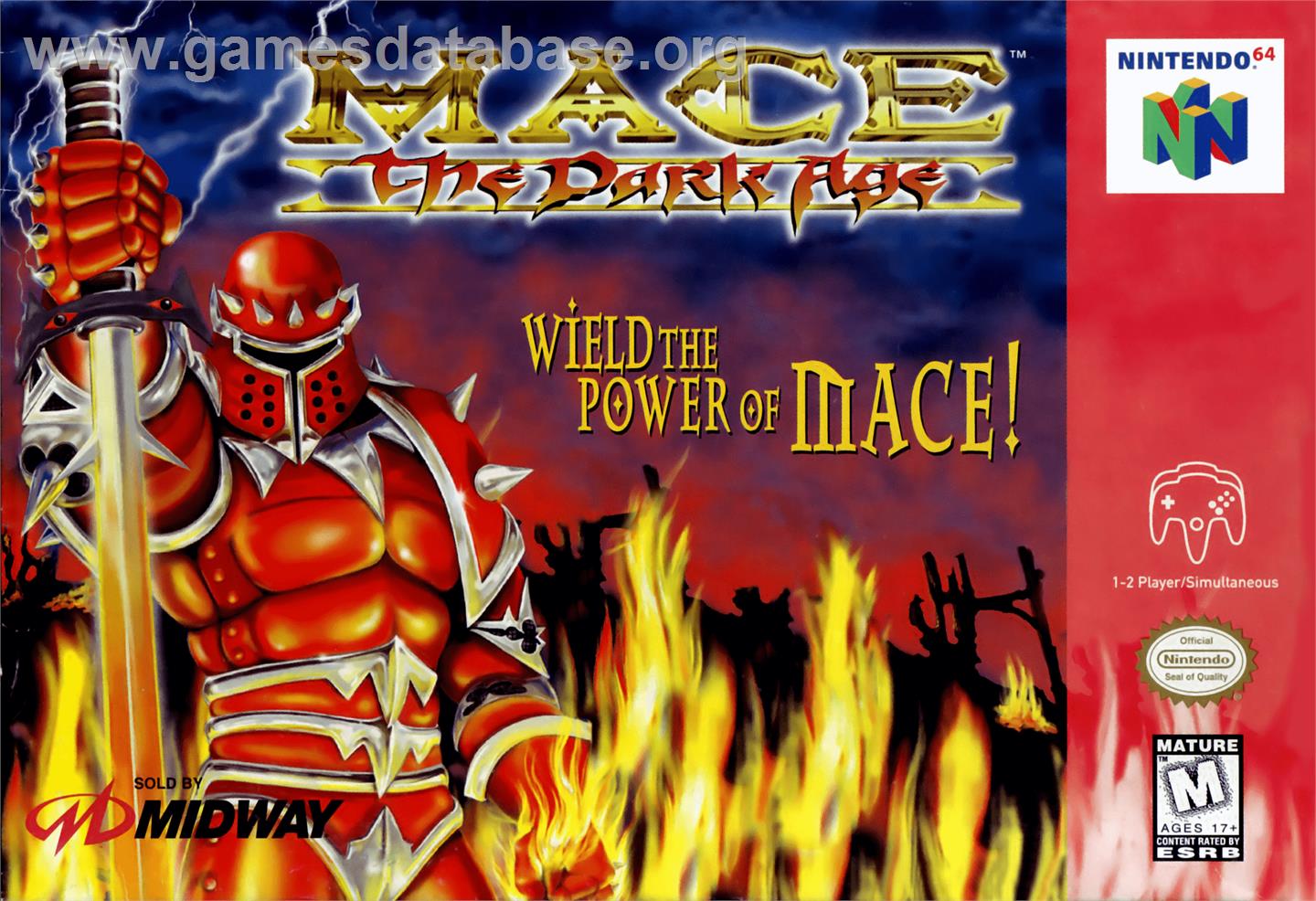 Mace: The Dark Age - Nintendo N64 - Artwork - Box