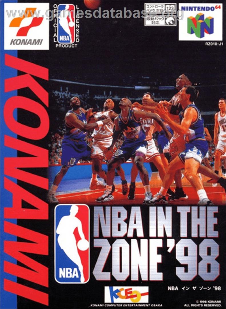 NBA: In the Zone '98 - Nintendo N64 - Artwork - Box