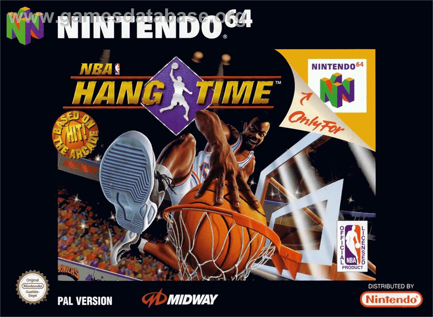 NBA Hang Time - Nintendo N64 - Artwork - Box