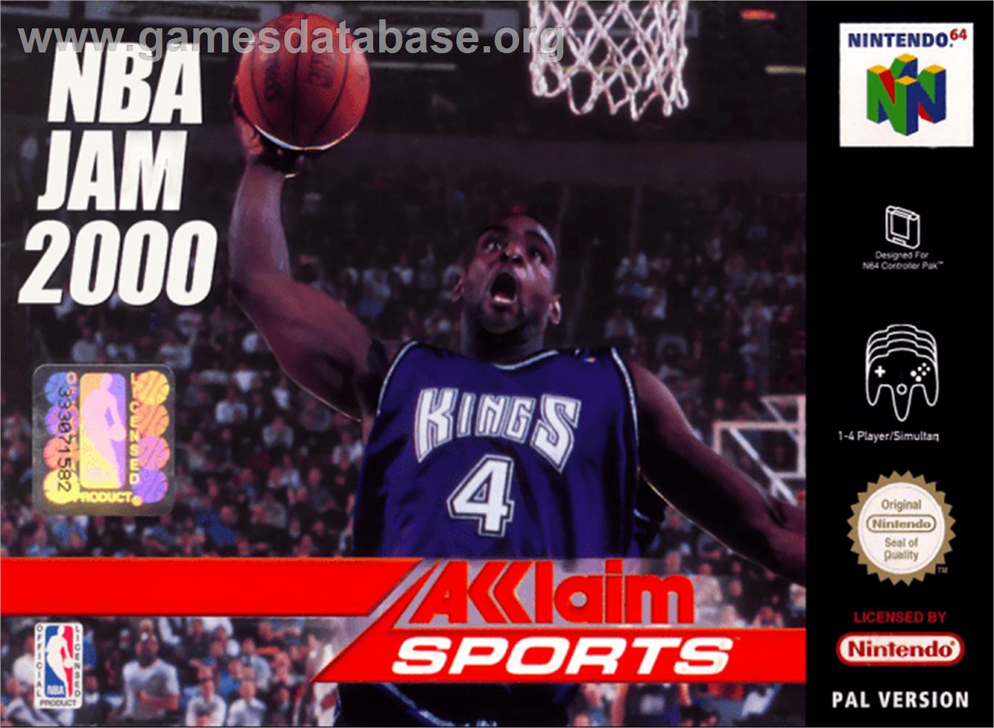 NBA Jam 2000 - Nintendo N64 - Artwork - Box