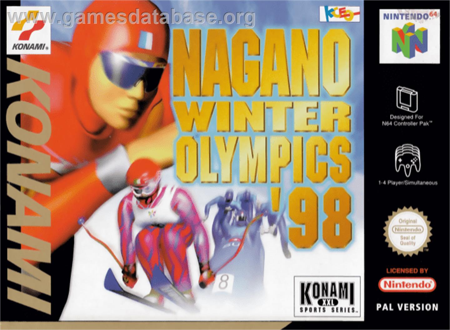 Nagano Winter Olympics '98 - Nintendo N64 - Artwork - Box