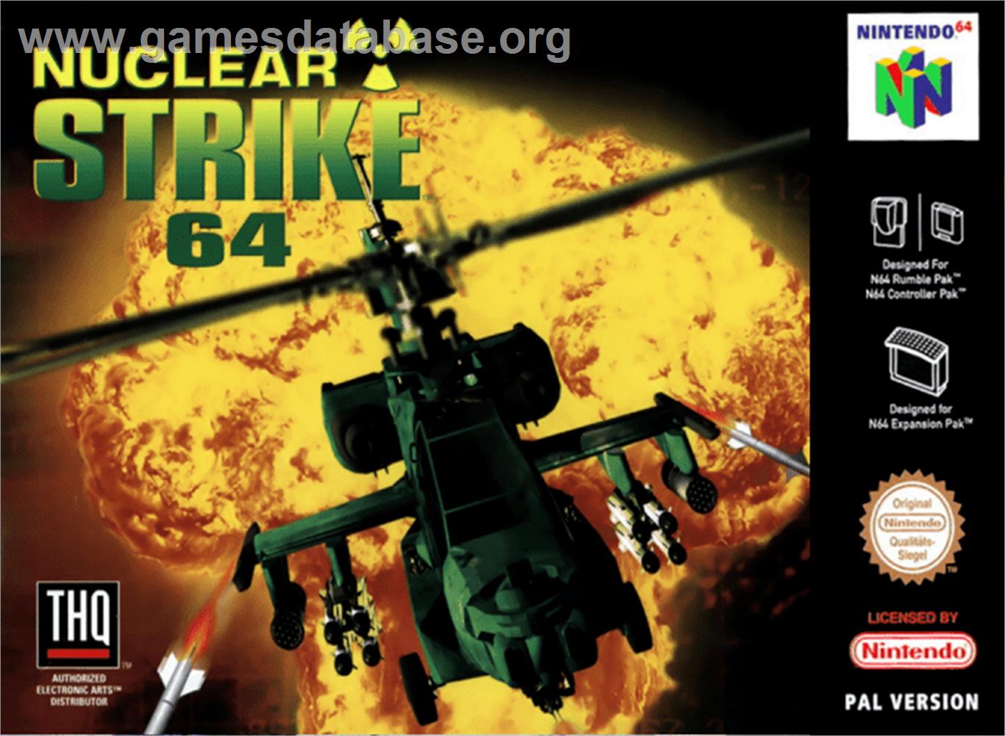 Nuclear Strike 64 - Nintendo N64 - Artwork - Box