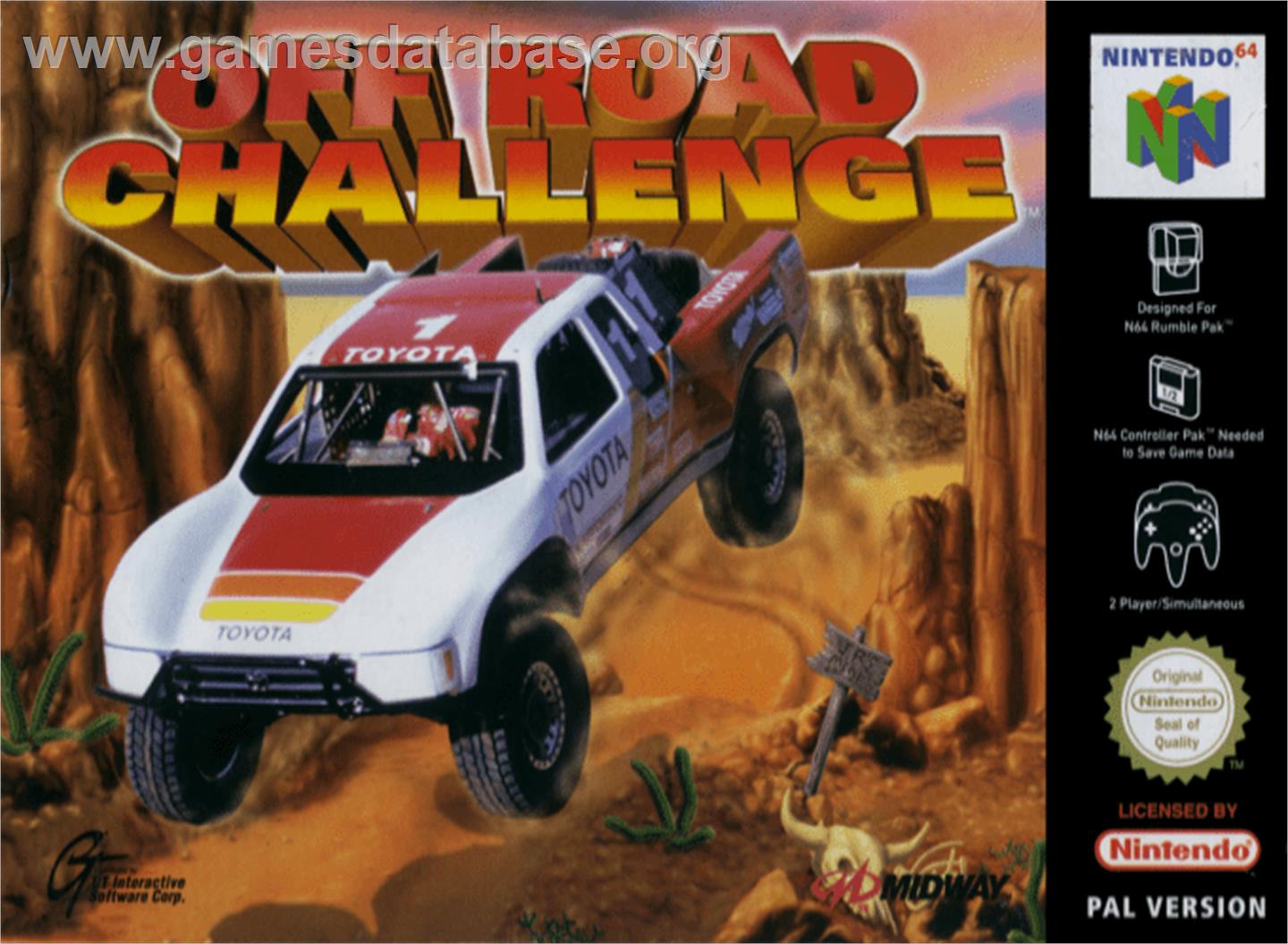 Off Road Challenge - Nintendo N64 - Artwork - Box