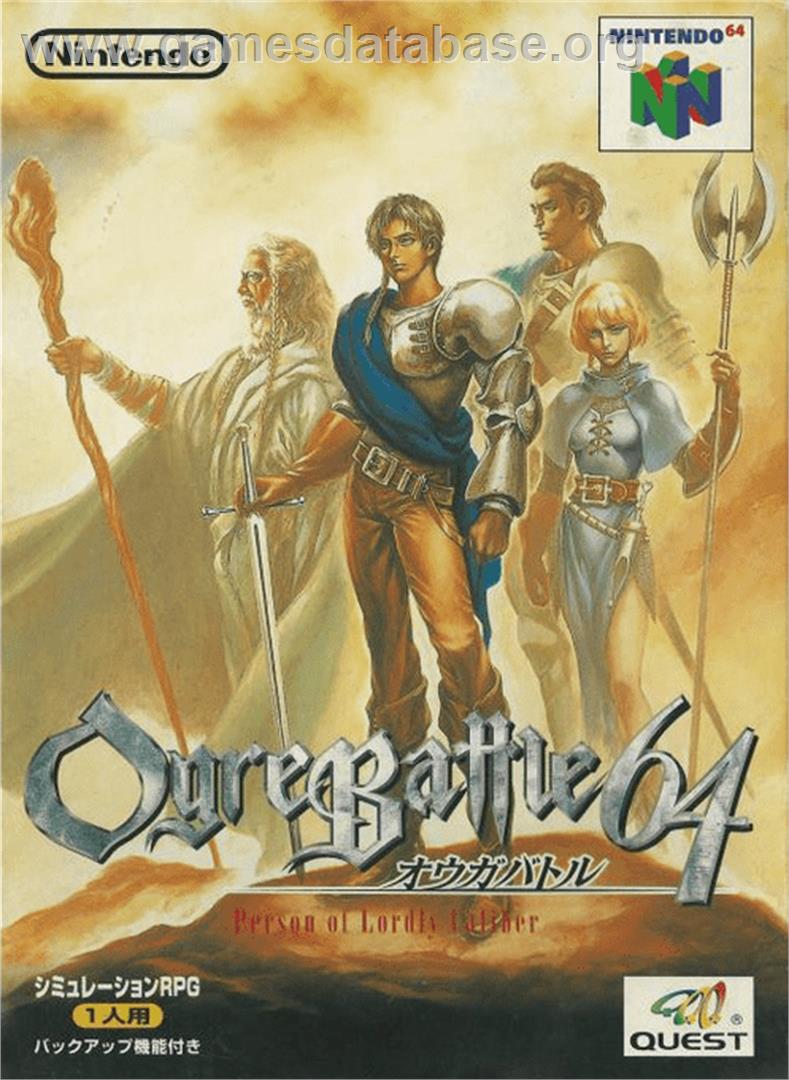 Ogre Battle 64: Person of Lordly Caliber - Nintendo N64 - Artwork - Box