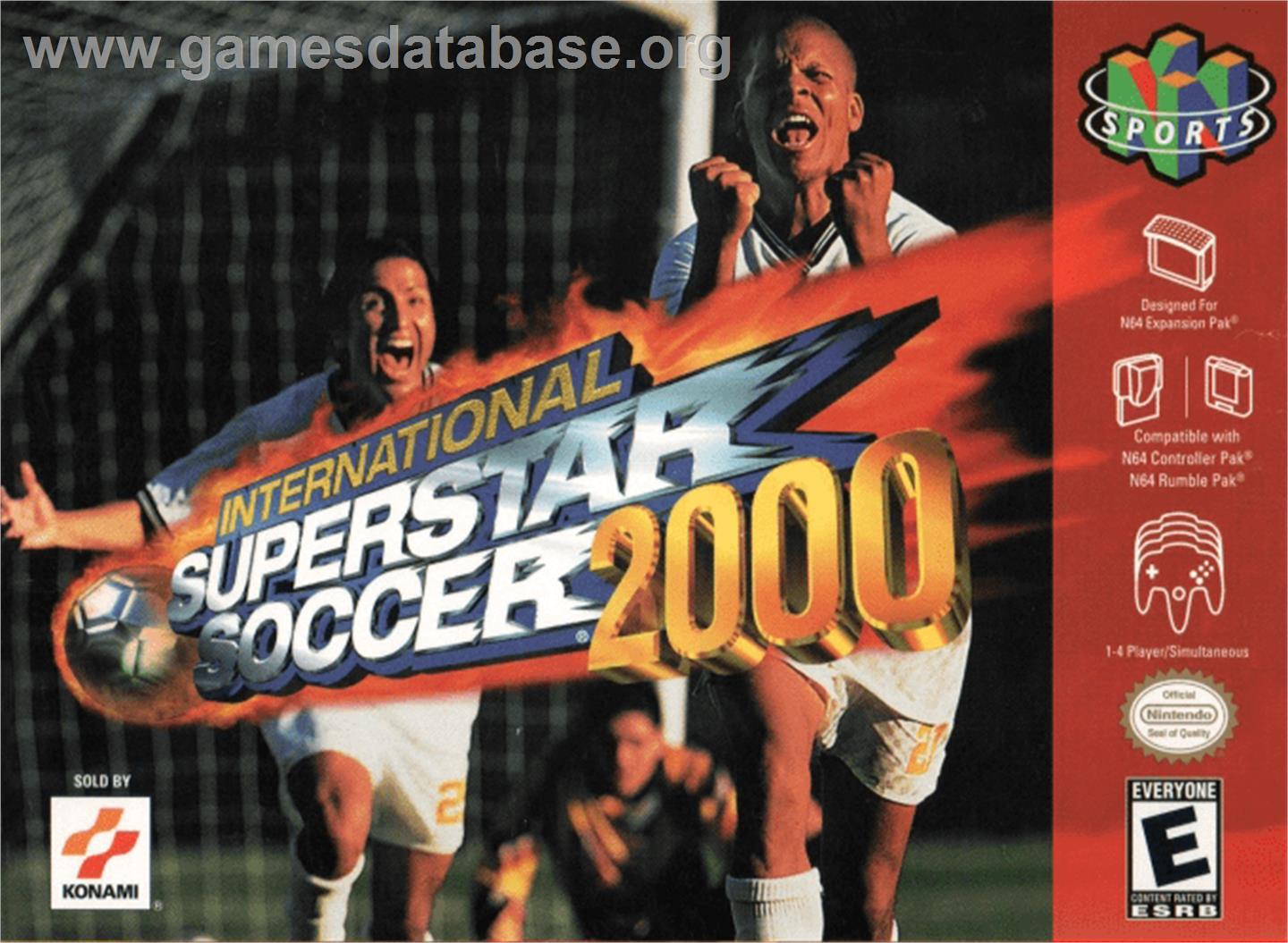 RTL World League Soccer 2000 - Nintendo N64 - Artwork - Box