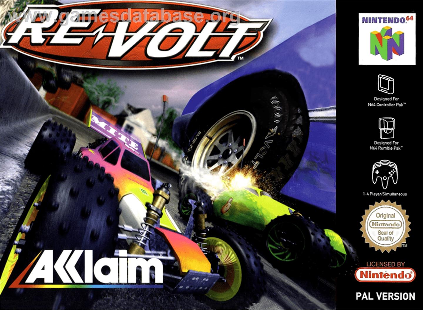 Re-Volt - Nintendo N64 - Artwork - Box