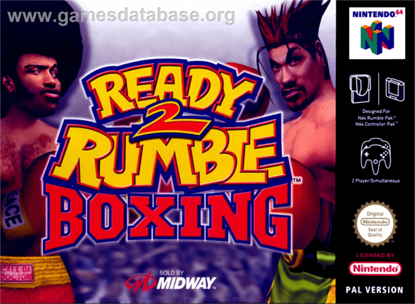 Ready 2 Rumble Boxing: Round 2 - Nintendo N64 - Artwork - Box