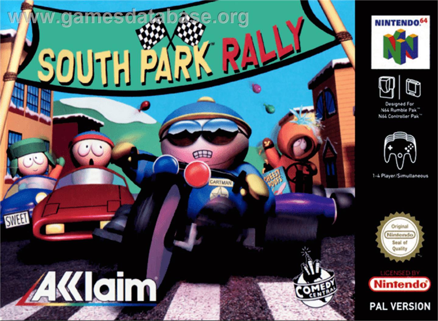 South Park Rally - Nintendo N64 - Artwork - Box