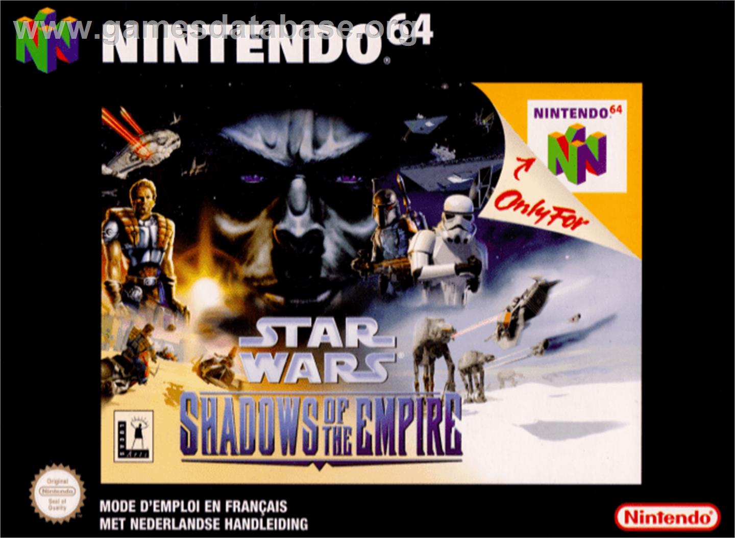 Star Wars: Shadows of the Empire - Nintendo N64 - Artwork - Box