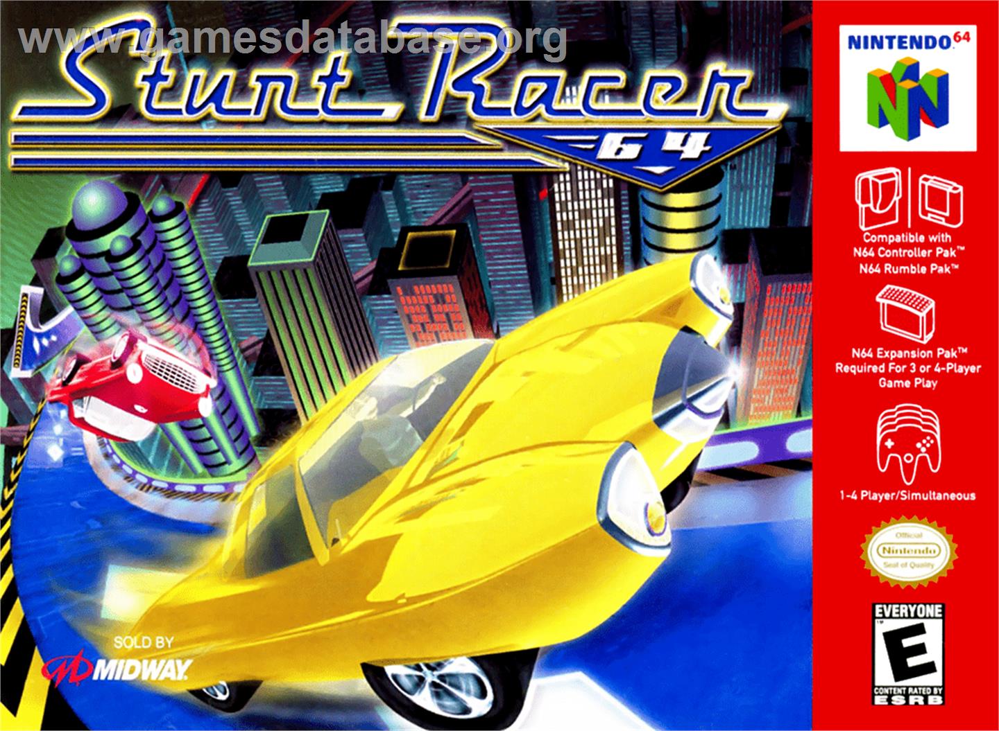 Stunt Racer 64 - Nintendo N64 - Artwork - Box