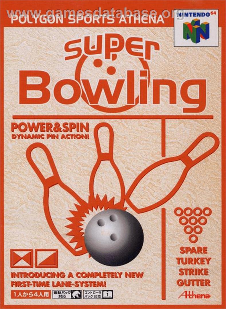 Super Bowling - Nintendo N64 - Artwork - Box