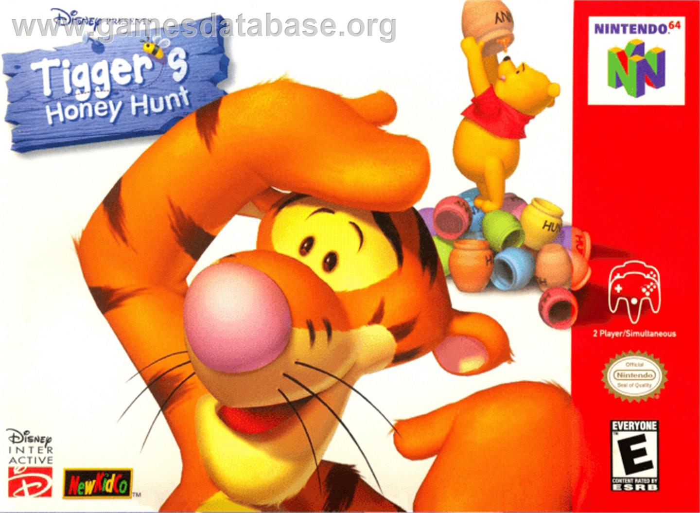 Tigger's Honey Hunt - Nintendo N64 - Artwork - Box
