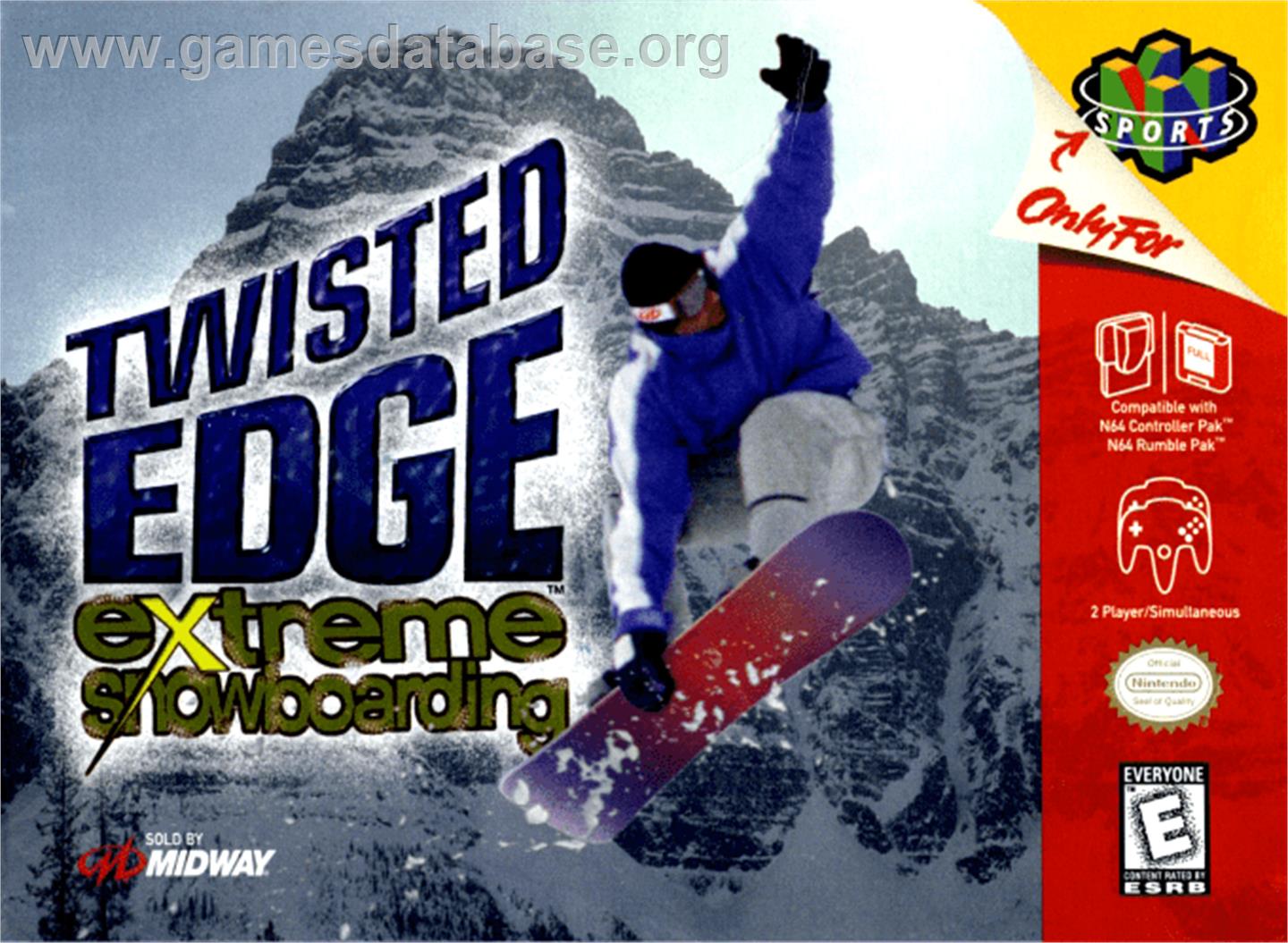 Twisted Edge: Extreme Snowboarding - Nintendo N64 - Artwork - Box