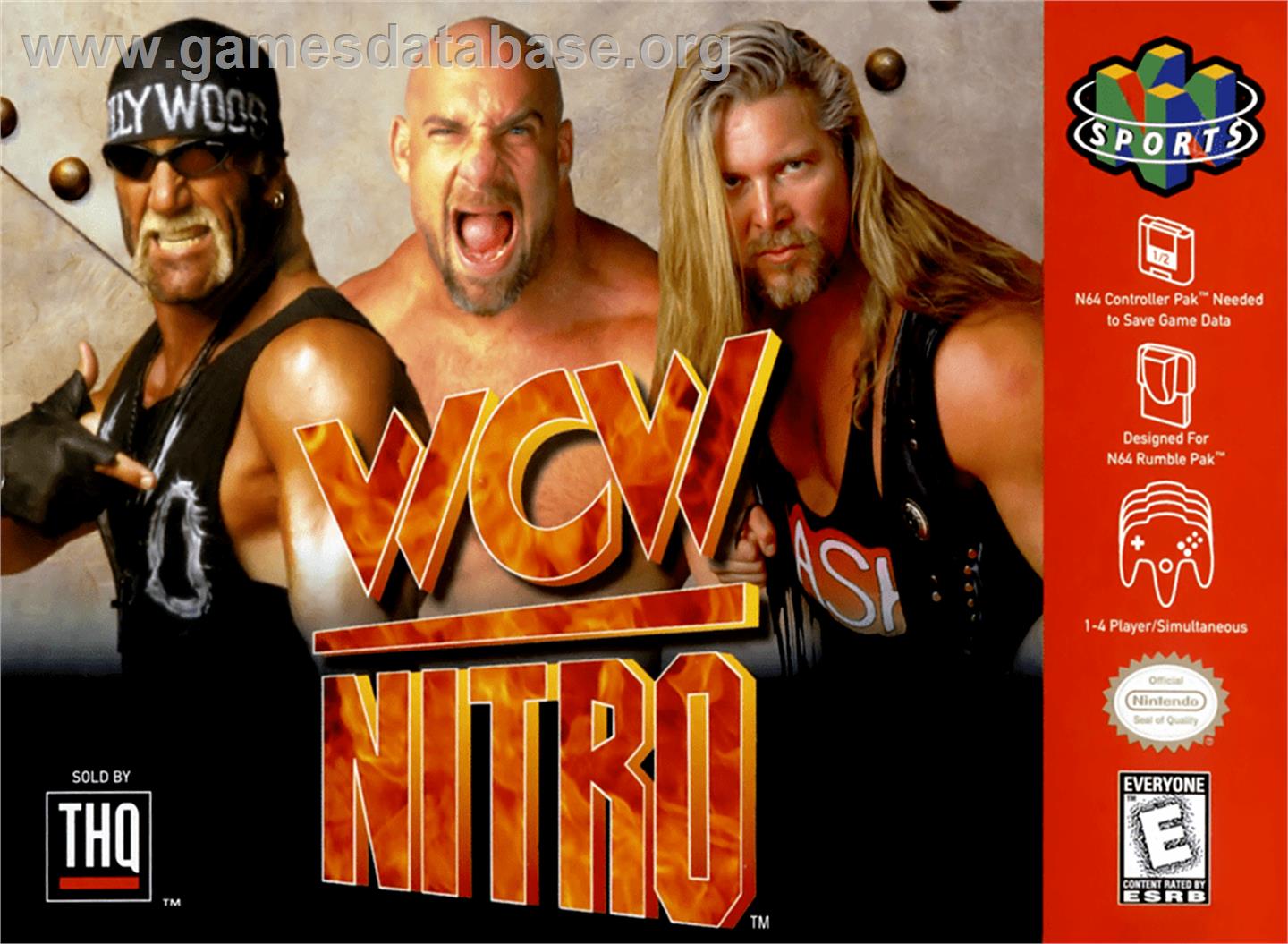 WCW Nitro - Nintendo N64 - Artwork - Box