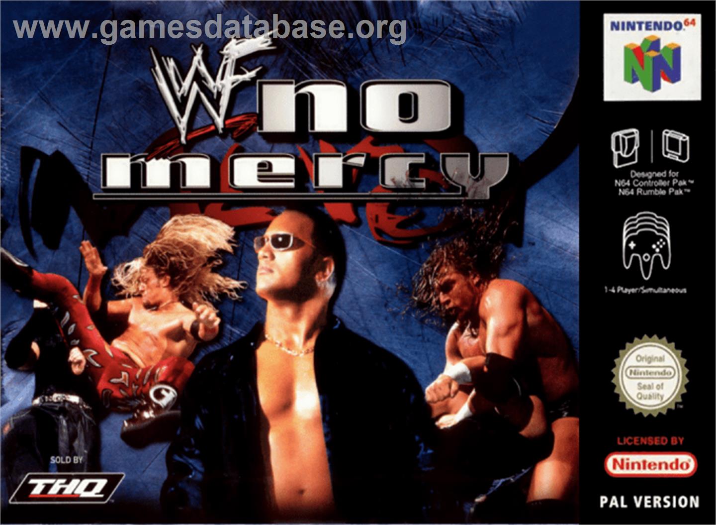 WWF No Mercy - Nintendo N64 - Artwork - Box