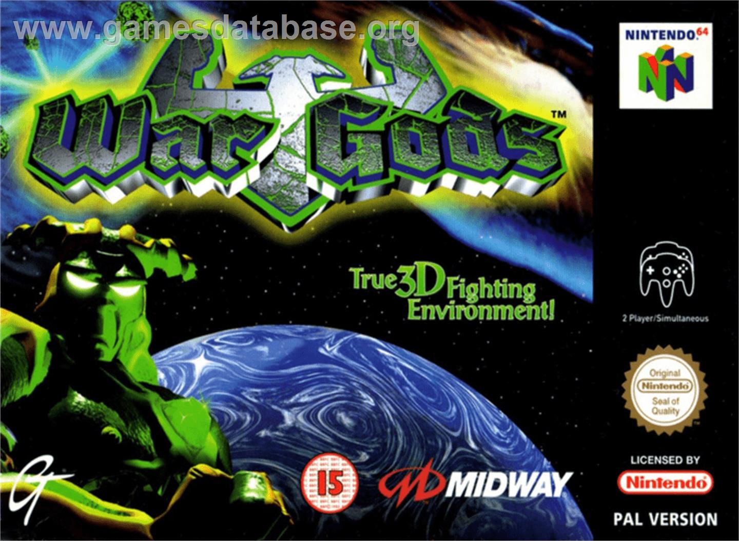 War Gods - Nintendo N64 - Artwork - Box