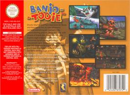 Box back cover for Banjo-Tooie on the Nintendo N64.