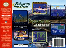Box back cover for Bassmasters 2000 on the Nintendo N64.