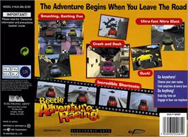 Box back cover for Beetle Adventure Racing on the Nintendo N64.