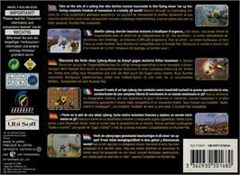 Box back cover for Buck Bumble on the Nintendo N64.