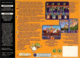 Box back cover for Bust a Move 3 DX on the Nintendo N64.