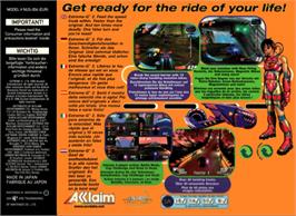 Box back cover for Extreme-G XG2 on the Nintendo N64.