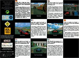 Box back cover for F1 Pole Position 64 on the Nintendo N64.