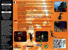 Box back cover for Gex: Enter the Gecko on the Nintendo N64.