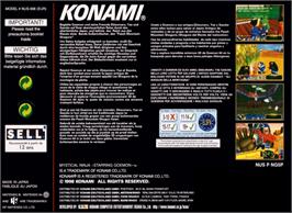 Box back cover for Mystical Ninja Starring Goemon on the Nintendo N64.