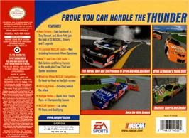 Box back cover for NASCAR 2000 on the Nintendo N64.