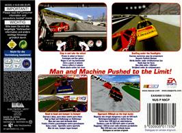 Box back cover for NASCAR 99 on the Nintendo N64.