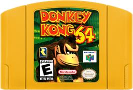 Cartridge artwork for Donkey Kong 64 on the Nintendo N64.