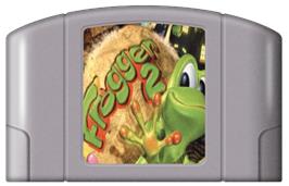 Cartridge artwork for Frogger 2: Swampy's Revenge on the Nintendo N64.