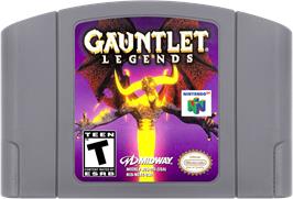 Cartridge artwork for Gauntlet Legends on the Nintendo N64.