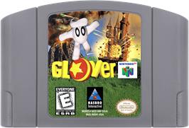 Cartridge artwork for Glover on the Nintendo N64.