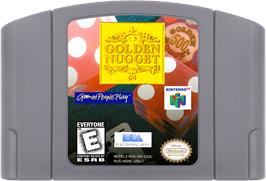 Cartridge artwork for Golden Nugget 64 on the Nintendo N64.